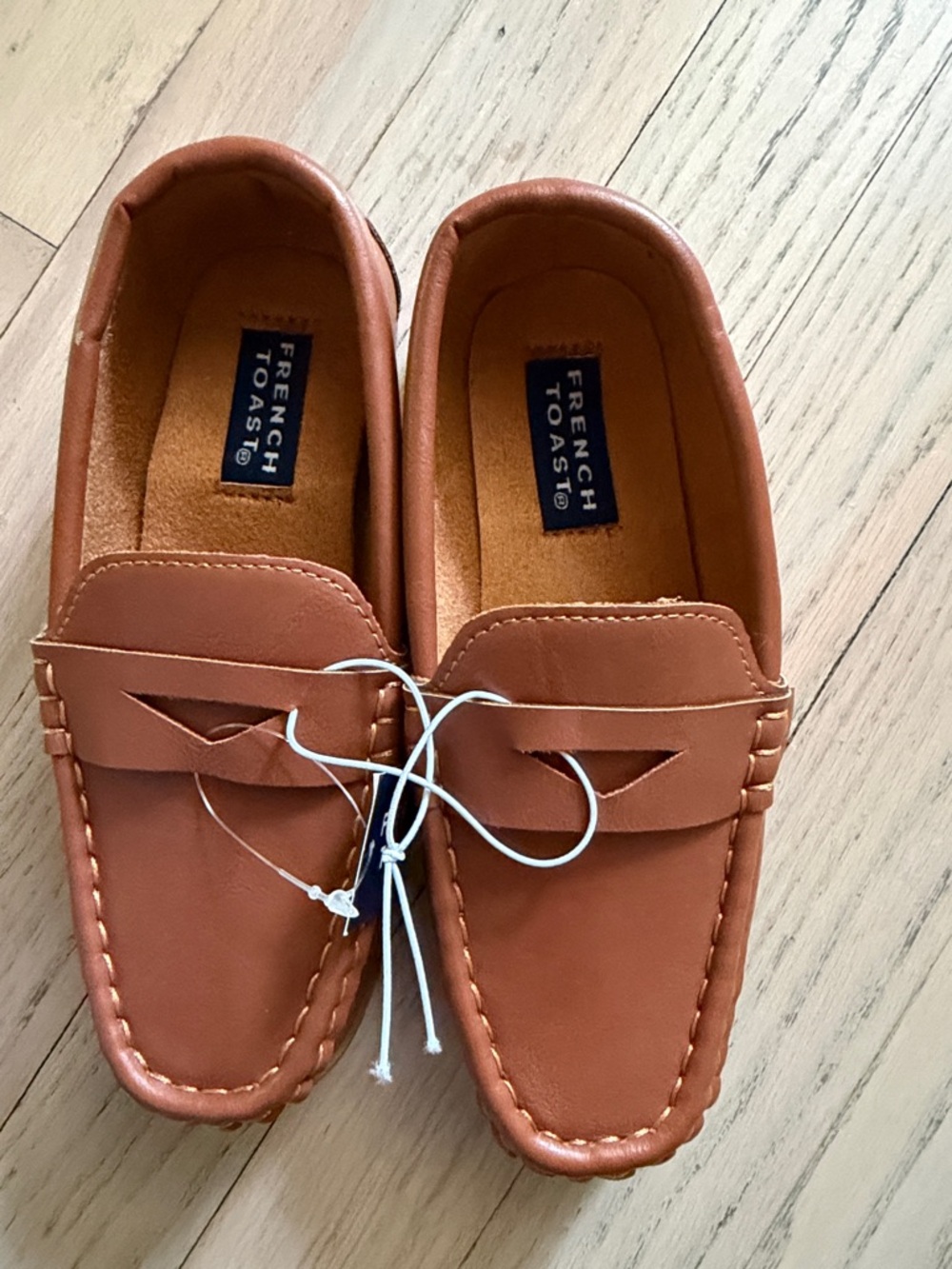 French Toast Kids Tan Penny Loafers